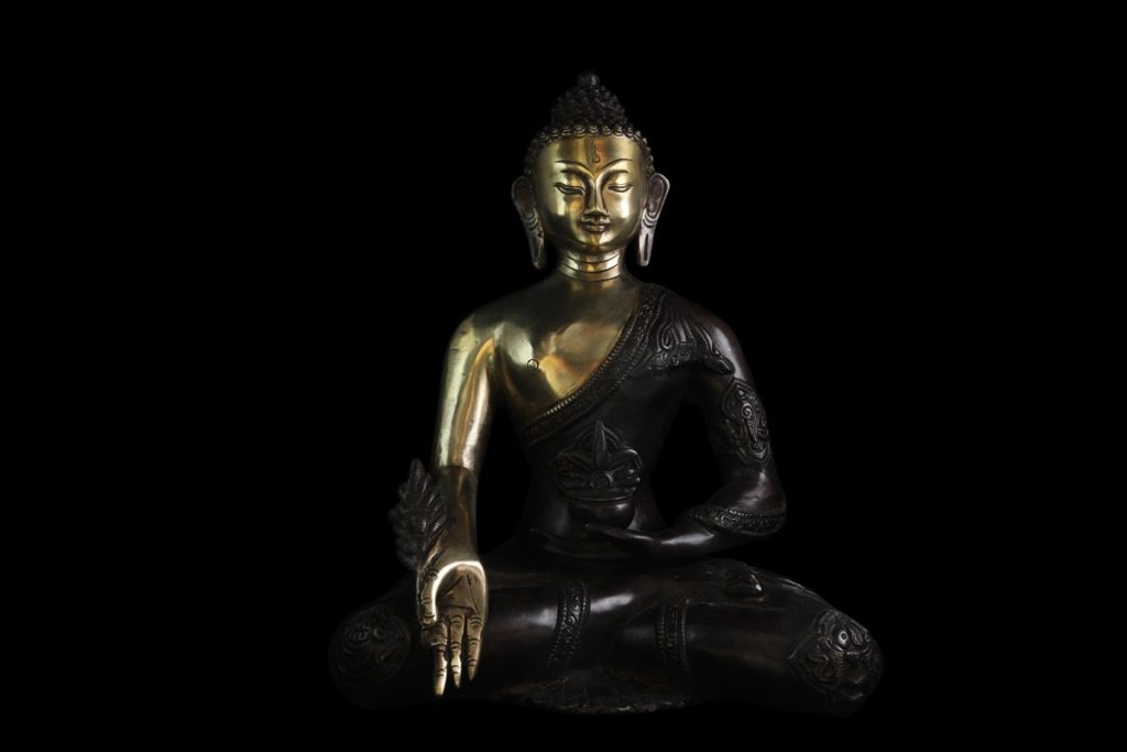 statue bronze Bhaisajyaguru Tibet achat Paris Mes Indes Galantes