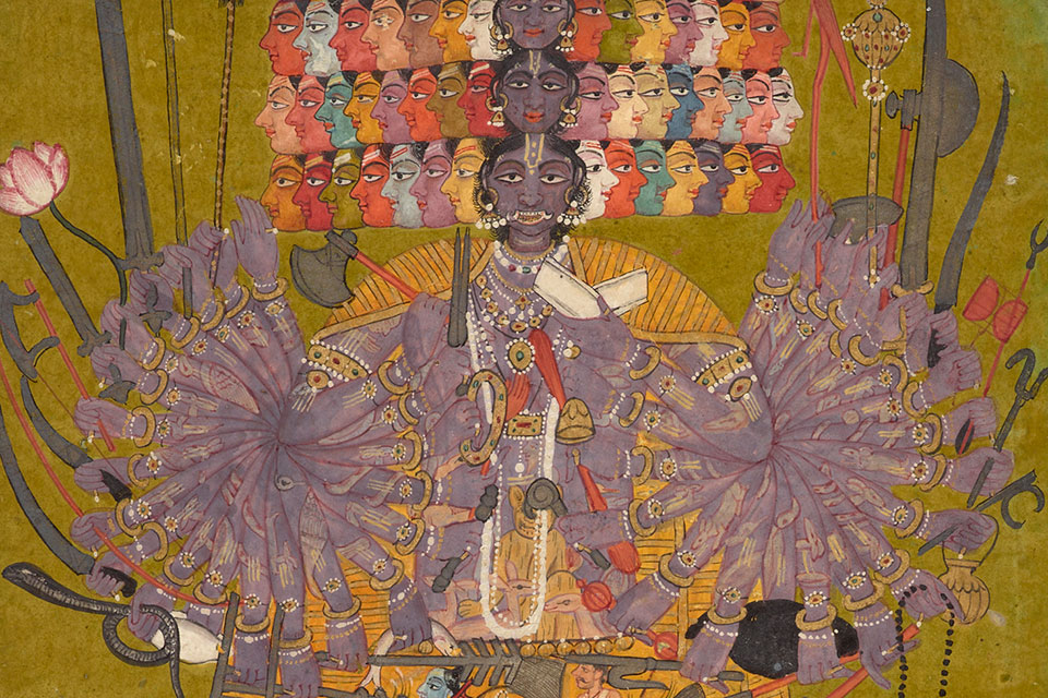 Avatars Vishnu Krishna Rama Préservateur Vishvarupa Mes Indes Galantes
