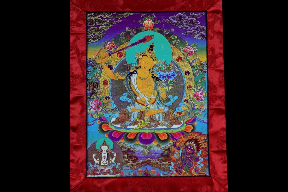 bodhisattva de la grande sagesse Mes Indes Galantes - Thangka 