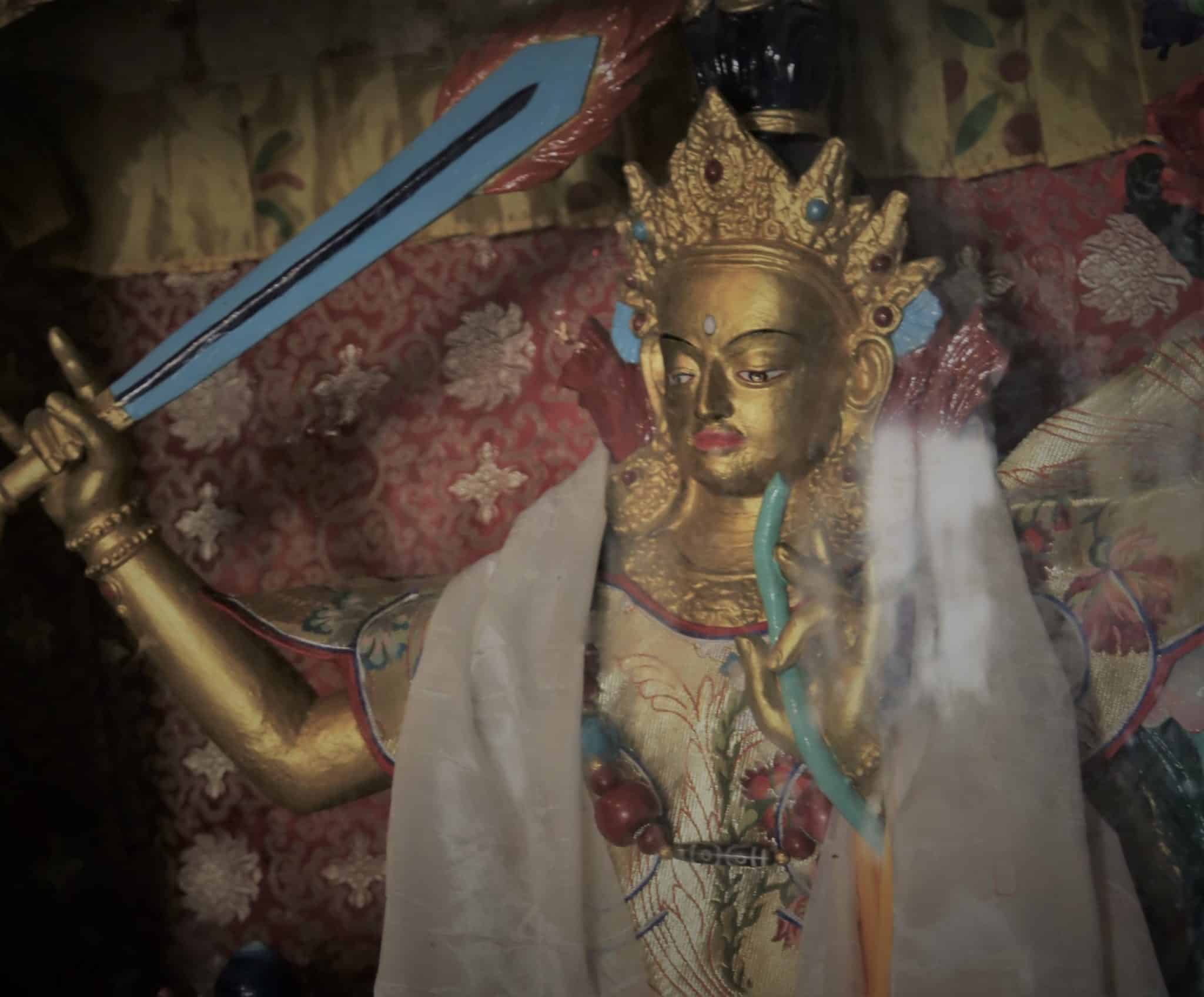 statue Manjusri Swayambhu