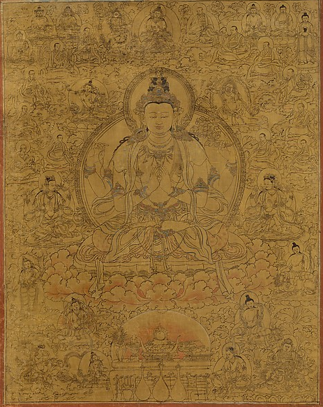 tangka thangka Avalokiteshvara 