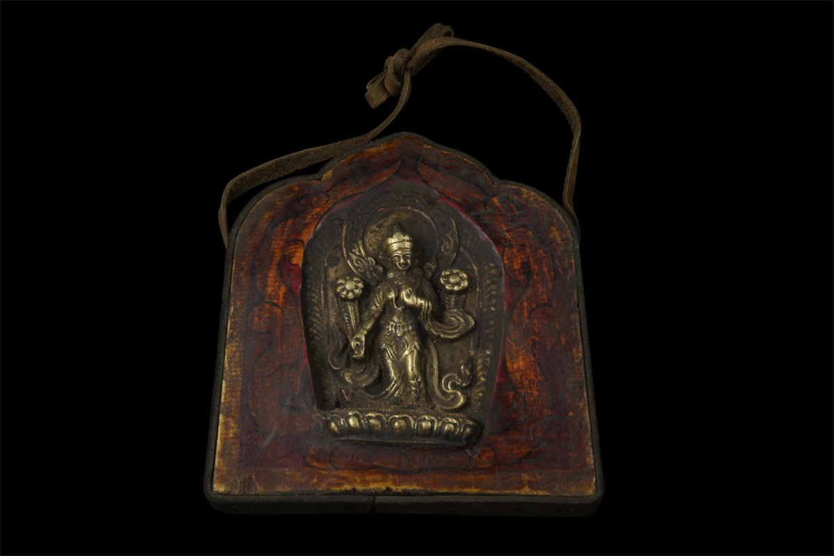 Ghau Reliquaire Tibétain - Objet Religieux de Pèlerinage - Art