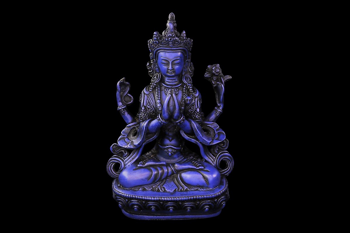 Chenrezig  Tchenrézi Avalokiteshvara om mani padmi hum achat paris