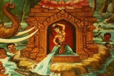 Phra Mae Thorani Amulette Thai de Fertilité