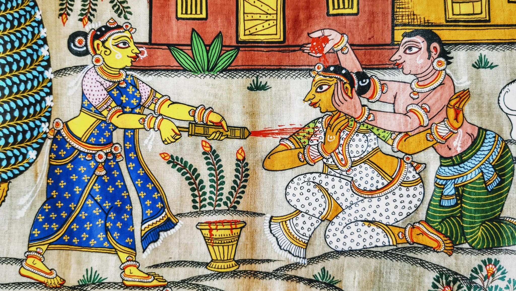 Pattachitra Peinture sur tissu Orissa Hindouisme