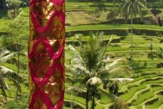 Tissu Prada, le luxe à paillette Balinais